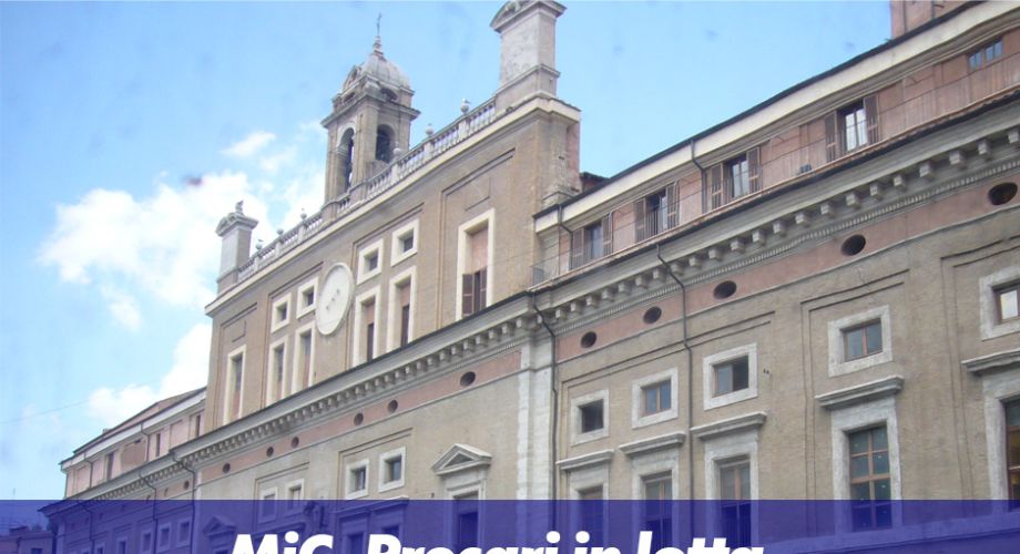 MiC, archeologi, architetti, archivisti, bibliotecari, ingegneri, restauratori, storici dell’arte precari in lotta