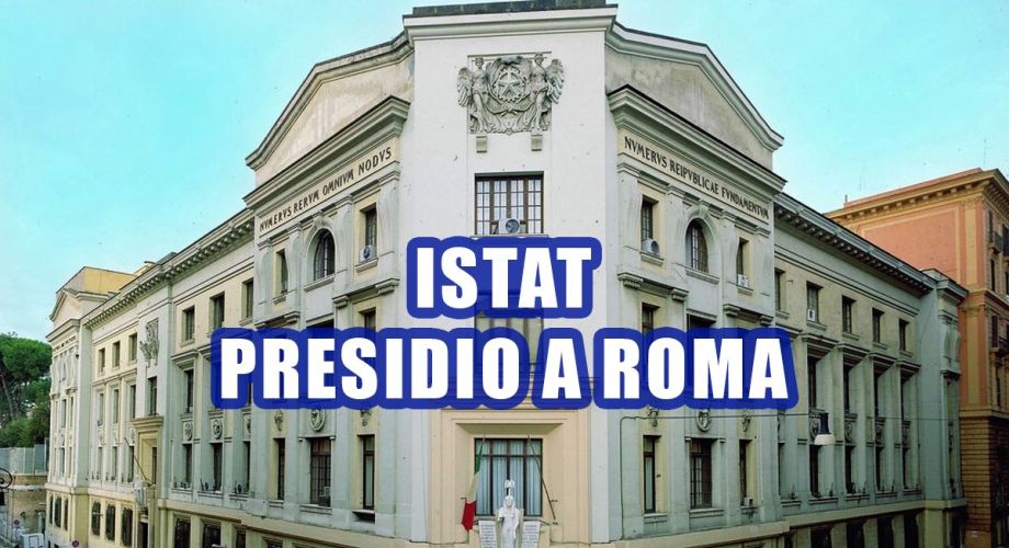 ISTAT: oggi presidio a Roma