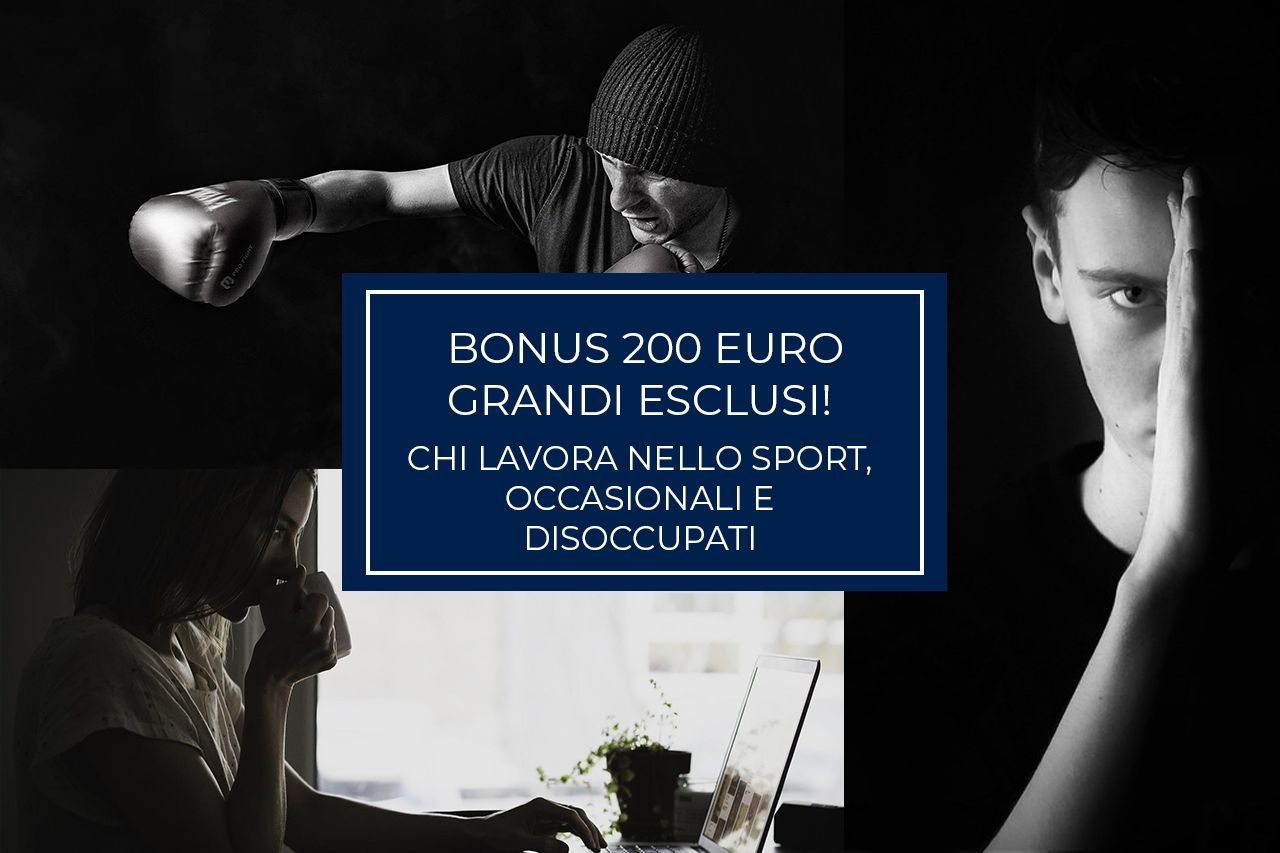 Bonus 200 euro, grandi esclusi