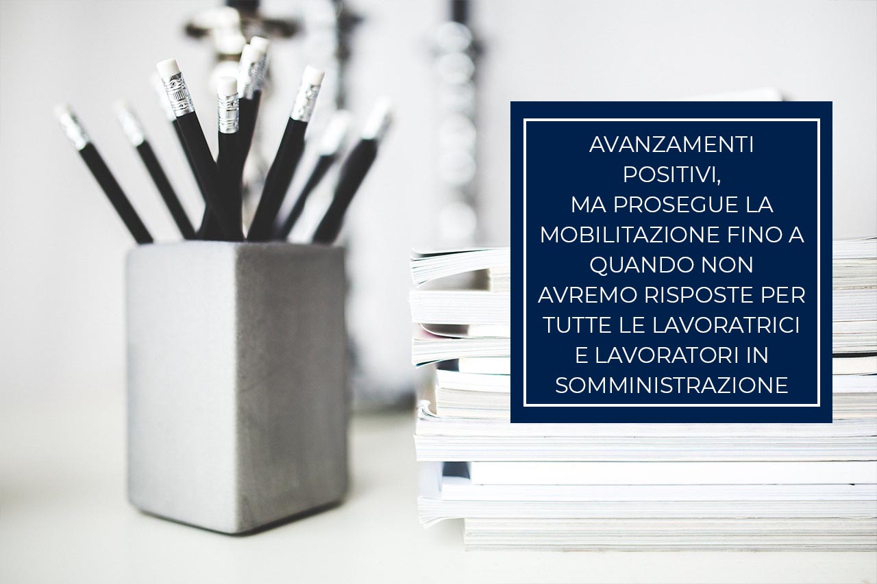 Somministrati Ministero dell’Interno. Avanzamenti positivi, ma prosegue la mobilitazione