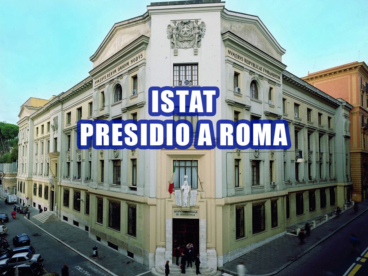 ISTAT: oggi presidio a Roma