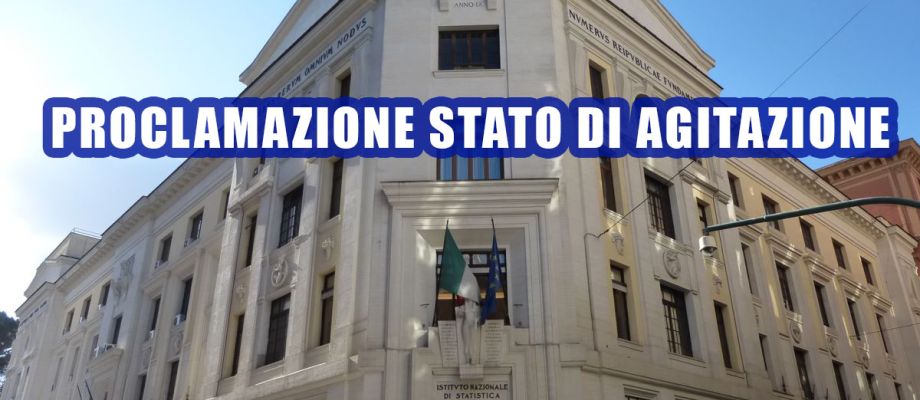 ISTAT. Proclamazione stato di agitazione